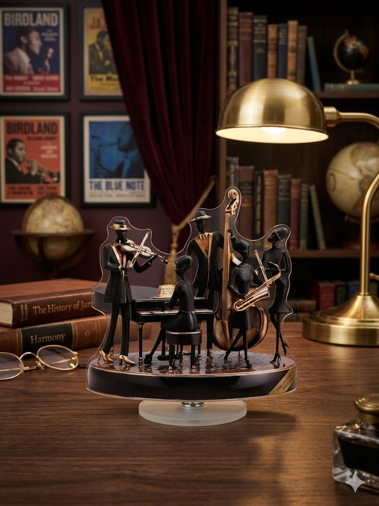 Accessory, jazz band desk decoration, mix