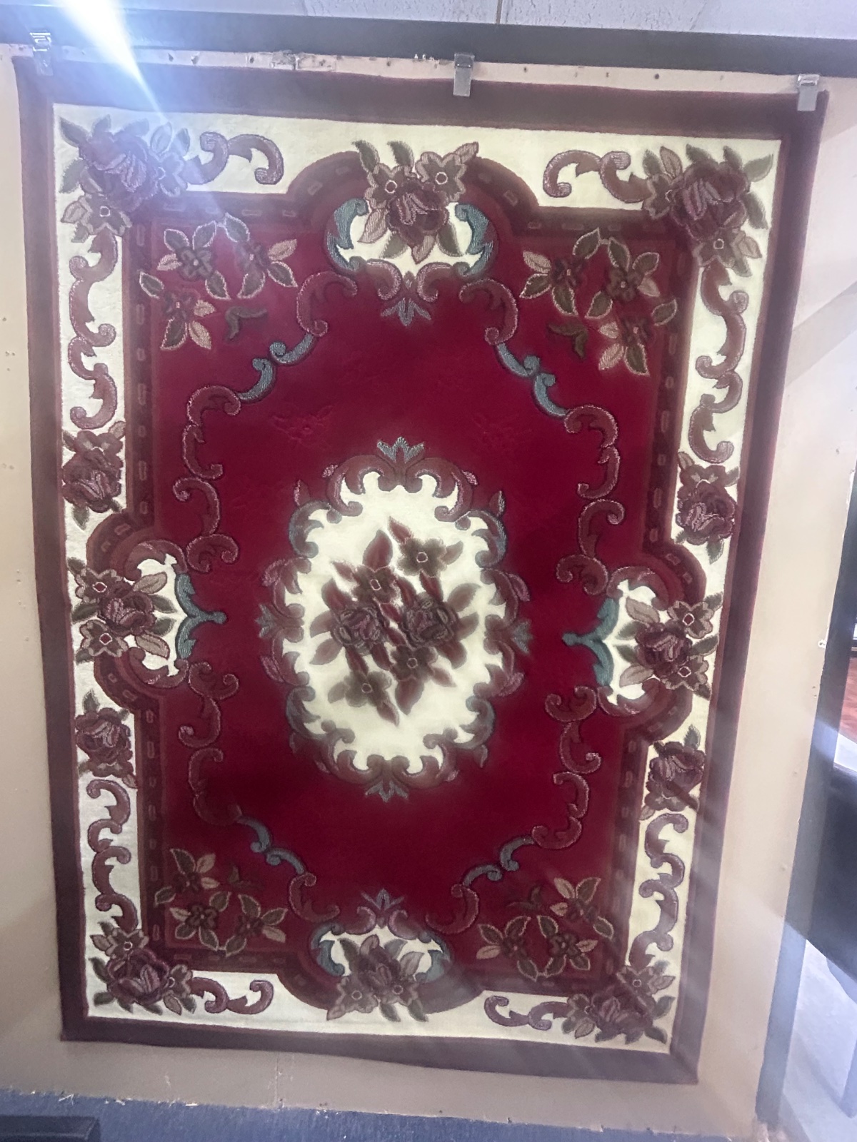rug, d-121, red, 5x8